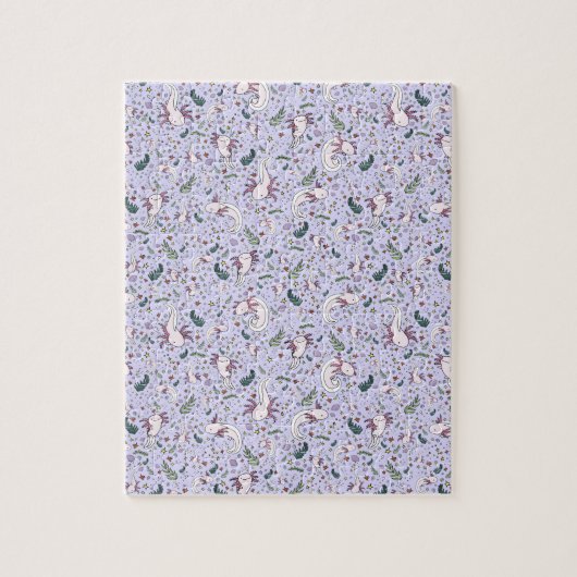 紫色の軸索 ジグソーパズル (縦)