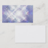 紫色の軽い霊魂のヨガの霊気の名刺 名刺 (正面/裏面)