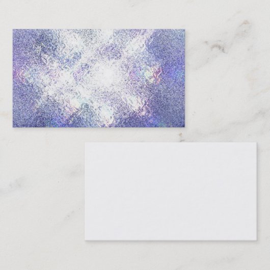 紫色の軽い霊魂のヨガの霊気の名刺 名刺 (正面/裏面)