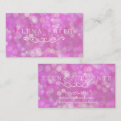紫色の輝きの《写真》ぼけ味 名刺 (正面/裏面)