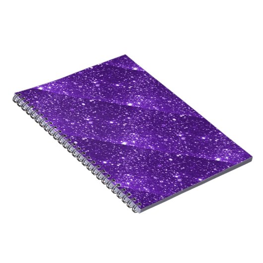 紫色の輝くノート ノートブック (右側)