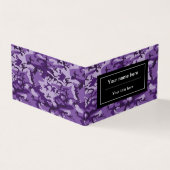 紫色の迷彩模様、軍隊、陸軍 名刺 (外部)