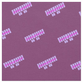 紫色の速記者のSteno機械鍵 ファブリック