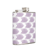 紫色の部族の矢印パターン フラスク (右)