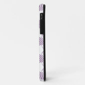 紫色の部族の矢印パターン Case-Mate iPhoneケース (裏面/左)