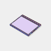 紫色の部族デザイン ポストイット (アングル)