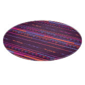 紫色の部族模様 カッティングボード (角)