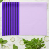 紫色の配管キッチンタオル キッチンタオル (折り畳み)