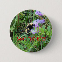 紫色の野生の花のF2蜂