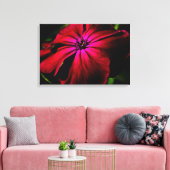紫色の野生の花24x16 (60x40cm)ワッカ キャンバスプリント (インサイチュ (リビング))