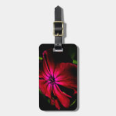 紫色の野生の花cd ltcnm ラゲッジタグ (正面縦)