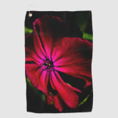 紫色の野生の花gtcnm ゴルフタオル (正面)