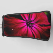 紫色の野生の花pccna ゴルフヘッドカバー (正面)