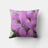 紫色の野草枕 クッション (裏面)