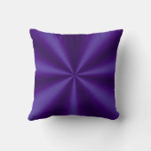 紫色の金ゴールドの女の子のためのパーソナライズなバスケットボールのギフト クッション (裏面)