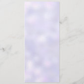 紫色の金ゴールド結婚ジオメトリックのメニューまたはプログラムカード メニュー (裏面)