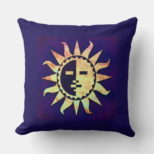 紫色の金日曜日 クッション (正面)