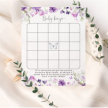 紫色の銀フローラ蝶ベビー