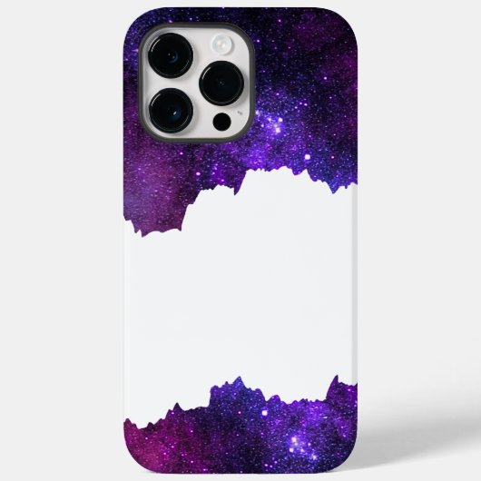 紫色の銀河の星 Case-Mate iPhoneケース (裏面)