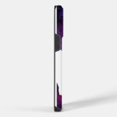 紫色の銀河の星 iPhoneケース (右側面)