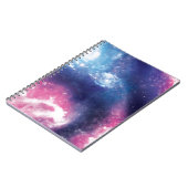 紫色の銀河系 ノートブック (左側)