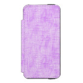 紫色の隠された苦痛 INCIPIO iPhoneウォレットケース (フォリオ 正面)