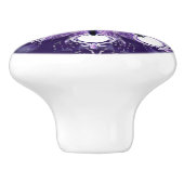 紫色の雨の妖精のセラミックノブ セラミックノブ (側面)