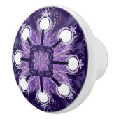 紫色の雨の妖精のセラミックノブ セラミックノブ (右)