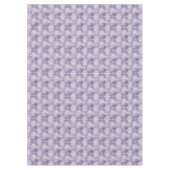 紫色の雪片パターン休日のテーブルクロス テーブルクロス (正面)