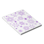 紫色の雪 ノートパッド (アングル)
