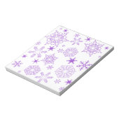 紫色の雪 ノートパッド (回転)