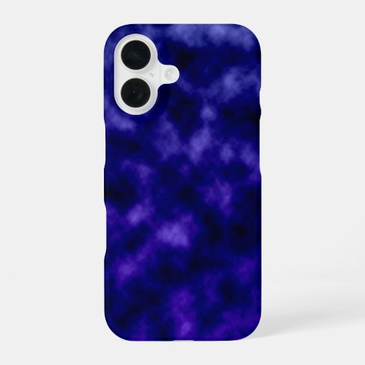 紫色の雲 iPhone 16ケース (裏面)