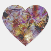 紫色の霞の抽象芸術