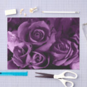 紫色の霞はカスタムな10lbティッシュペーパー-白い上がりました 薄葉紙 (クラフト)