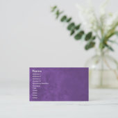 紫色の霧深く抽象的な名刺0001 名刺 (スタンド正面)