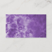 紫色の霧深く抽象的な名刺0001 名刺 (裏面)