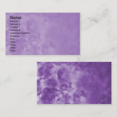 紫色の霧深く抽象的な名刺0002 名刺 (正面/裏面)