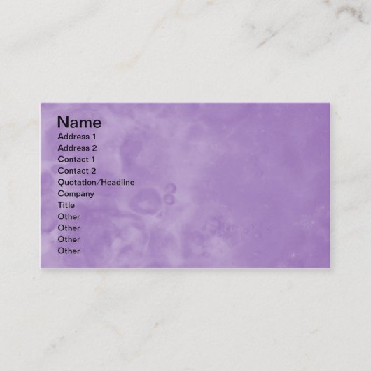 紫色の霧深く抽象的な名刺0002 名刺 (正面)