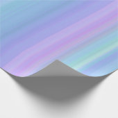 紫色の青いターコイズの緑のパステル調の包装紙 ラッピングペーパー (角)