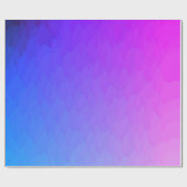 紫色の青いピンクのグラデーションな炎の包装紙 ラッピングペーパー (フラット)