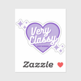 紫色の非常に上品な非常に汚れ シール