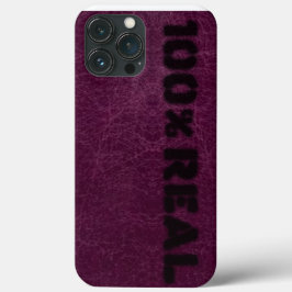 紫色の革のように見える iPhone 13 PRO MAXケース