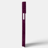 紫色の革のように見える Case-Mate iPhoneケース (裏面 / 右)