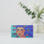 紫色の髪をした人 予約カード (スタンド正面)