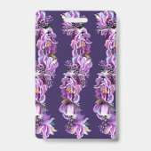 紫色の魂 バッジ (裏面)