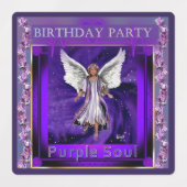 紫色の魂 ラベル (デザイン1)