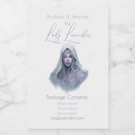 紫色の魔女の薬用ラベルを作成する フードラベル (シングルラベル)