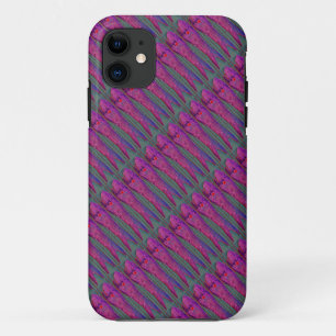 紫色の魚ケース iPhone 11 ケース