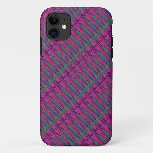 紫色の魚ケース Case-Mate iPhoneケース (裏面)