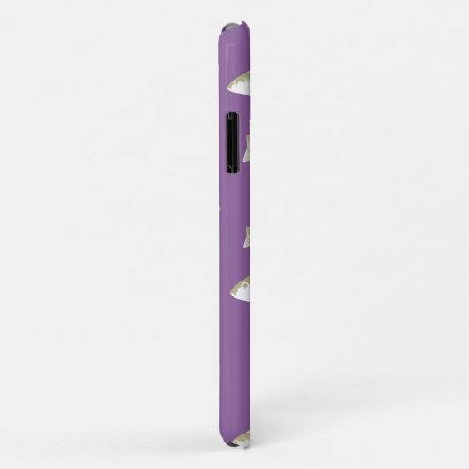 紫色の魚 Case-Mate iPhoneケース (裏面/右)